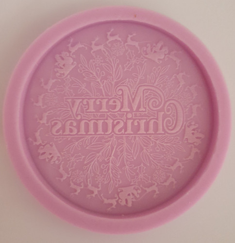 Merry christmas coaster - christmas, mould