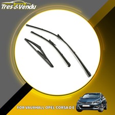 WINDSCREEN WIPER FRONT + REAR Blades Kit for Vauxhall Opel Corsa D E 2006-2014*