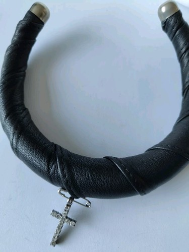 Leather necklace neck bundle - necklace,