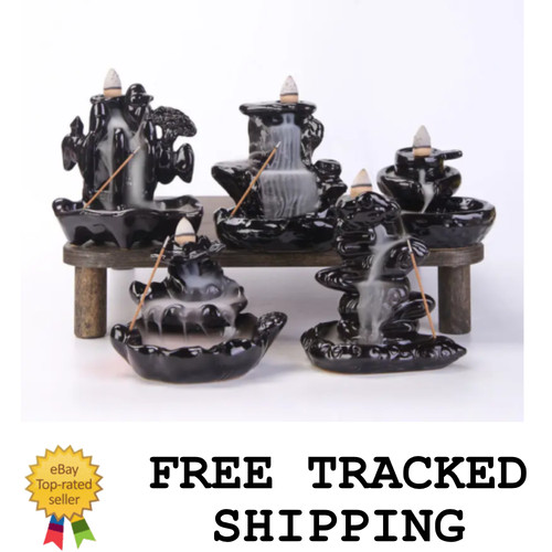 Ceramic incense waterfall - incense,