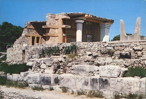 Knossos cnosse crete - crete, ruin