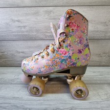 Impala Womens Quad Roller Skates Cynthia Rowley Floral Gold Retro UK 5 EU 38