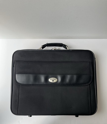 Antler black laptop bag and - black,