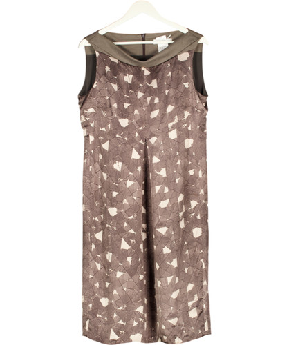 Max mara brown printed silk - mara,