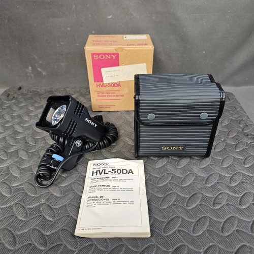 Sony hvl 50da battery video - sony,