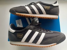 Adidas Dragon OG Black White 9.5 Originals Retro Terrace Culture Indie