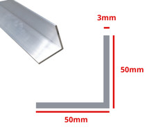 ALUMINIUM ANGLE  15mm 20mm 25mm 35mm 40mm 50mm Equal Angle Aluminum 
