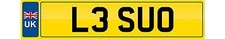 LES LESLEY Private number plate cherished registration personal L3 SUO car reg