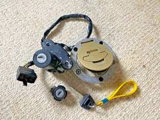 Ducati 750SS 900SS carbed fuel petrol cap lock set seat ignition 1 key #2nd