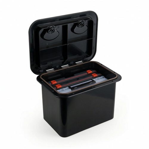 Boat storage box with - boat, lid