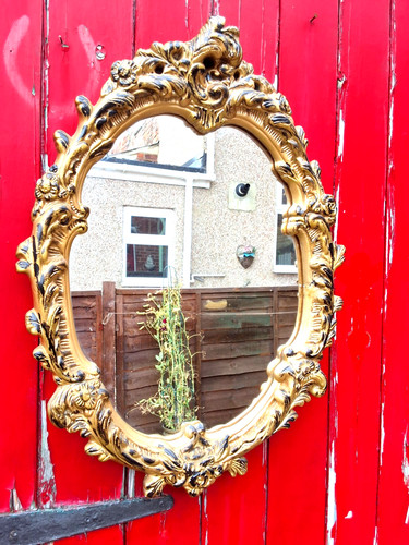 Vintage rococo style wall - rococo,
