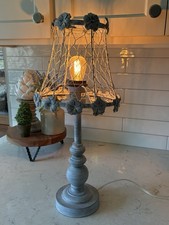 Modern Farmhouse Lamp - Shabby