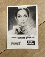 Lorraine Chase - Autograph - Signed Black and White Photograph
