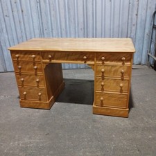 Victorian satin birch desk