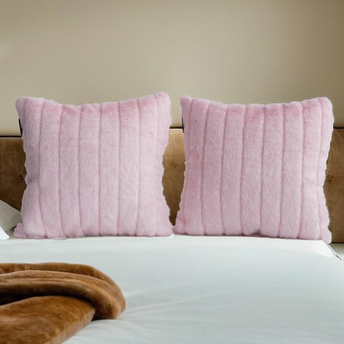 Fur cushion covers 7x45 - cushion, 45.7x45.7