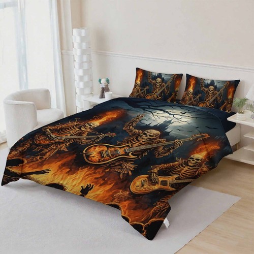 Skeleton skull theme - skull, quilt