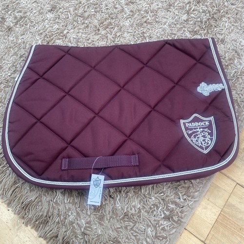 Burgundy silver saddle - burgundy,