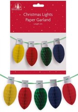 Christmas Honeycomb Banner Bunting Party Decoration Hanging Decor Garlands -3MT