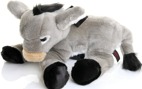 Soft plush donkey - soft, by