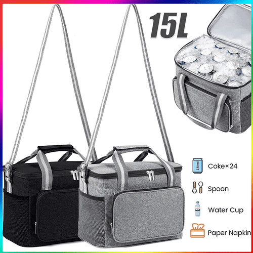 Large insulated lunch bag - insulated,