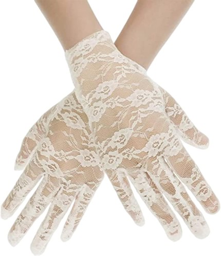 Women short elegant lace - short,