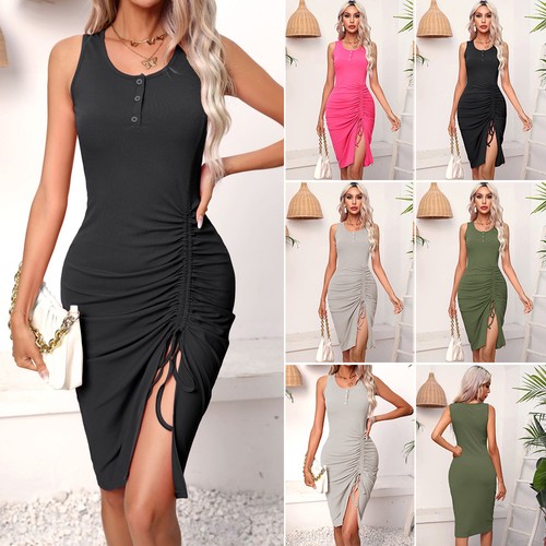 Womens summer ribbed party - ribbed,