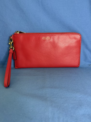 Coach red leather darcy - leather,