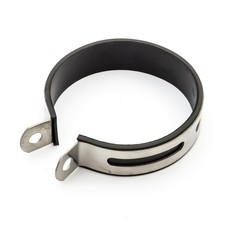 Exhaust rubber strap clamp - exhaust,