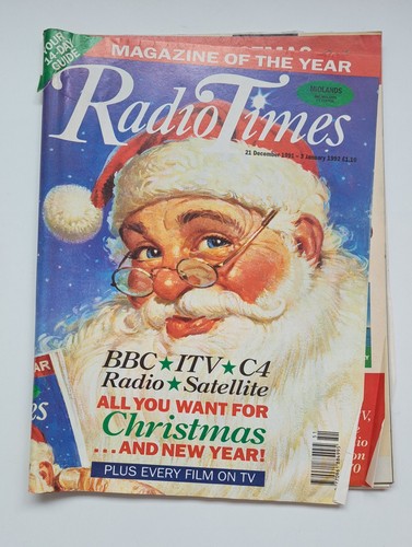 Vintage christmas radio times - vintage,
