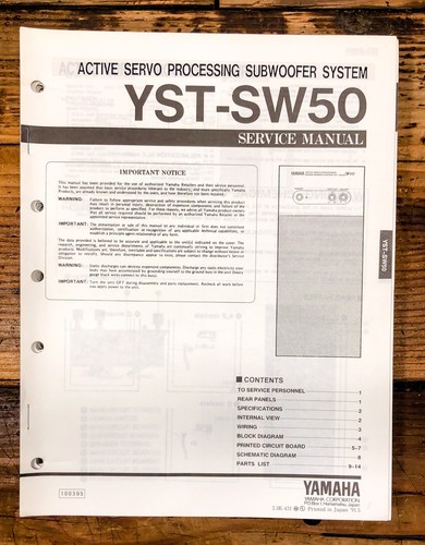 Yamaha yst sw50 - yst-sw50, /