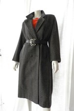 Vtg 1980's Ladies Grey Tweed