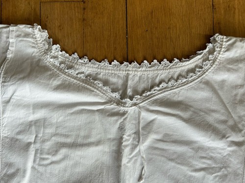 Vintage cotton linen - cotton/linen, dress