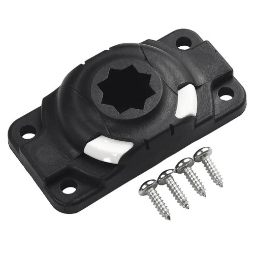 Black kayak rod holder - rod, base