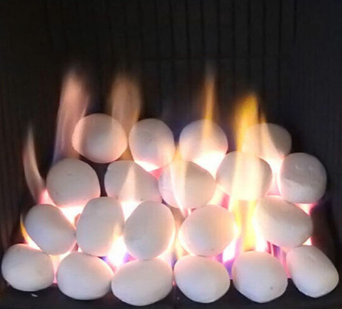 Gas fire pebbles replacement - gas,