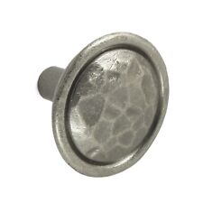 Mottled Pewter Finish Door / Drawer Knob | kitchen cupboard cabinet handle 35mm