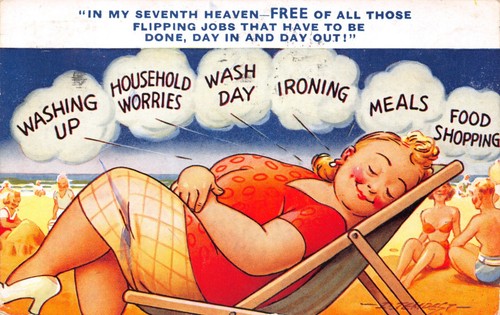 Bamforth seaside comic - bamforth,