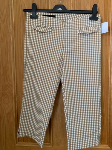 Bnwt zara checked - zara, brown