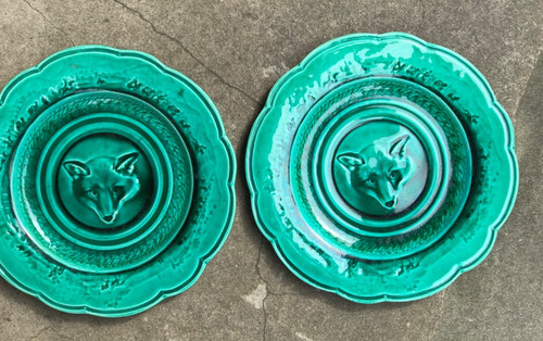 Rare french faience brevet - faience, adt