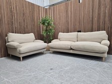 Dawdler Large Sofa & Loveseat In Seeded Sourdough Clever Boucle RRP-£5290