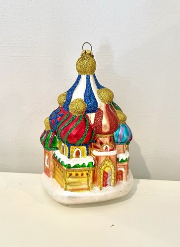 Hand blown glass russian saint - hand,