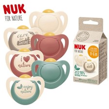 Nuk For Nature Sustainable Rubber Soothers Baby Dummies For Ages 0-36 Months