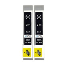 2 Black Ink Cartridges non-OEM