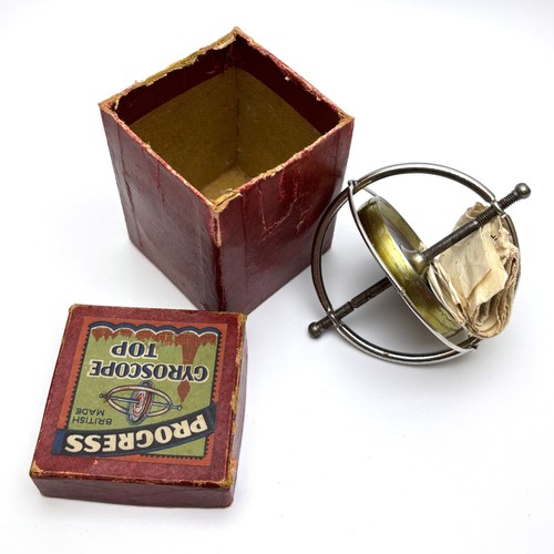 Vintage progress gyroscope top - vintage,