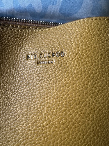 Red cuckoo tan pebbled leather - cuckoo,