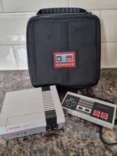NES MINI CONSOLE AND OFFICIAL CARRY CASE RETRO RARE GAMING NINTENDO