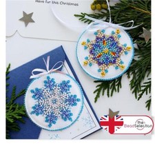 SMALL SNOWFLAKE ABRIS ART BEAD