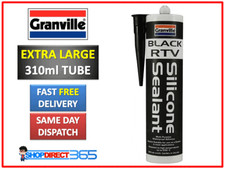 Black RTV Silicone Adhesive Sealant Waterproof Gasket Flexi High Temp NEW 0236
