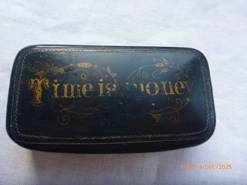 Antique pocket paper mache - ,