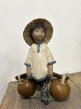 Retired Lladro Chinese Boy