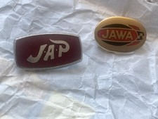 Speedway bike makers Pin Badges x 2 Jawa & J.A.P
